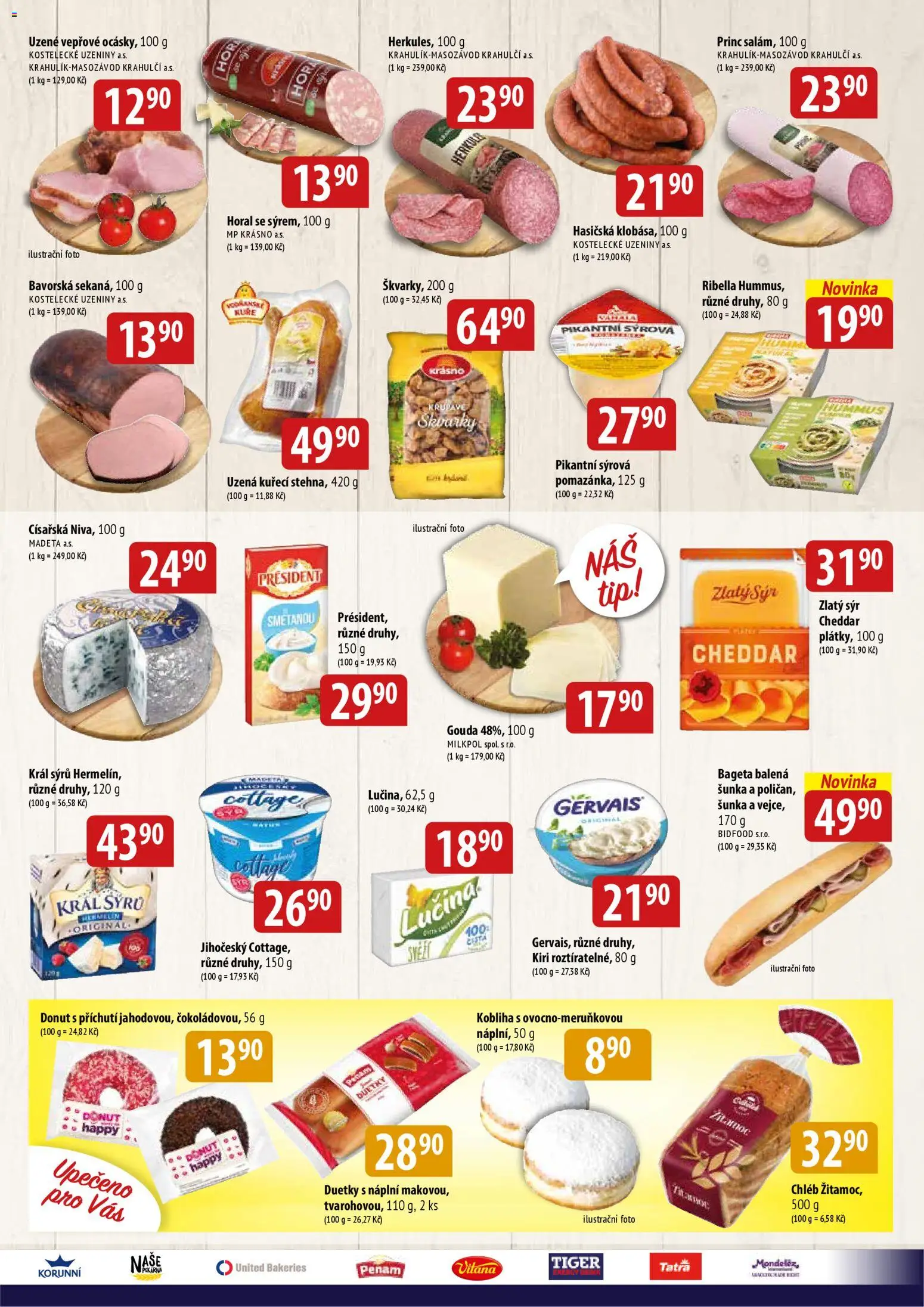 BALA velký leták + od 29.10.2025 | Strana: 3 | Produkty: Donut, Gouda, Tiger, Kuře