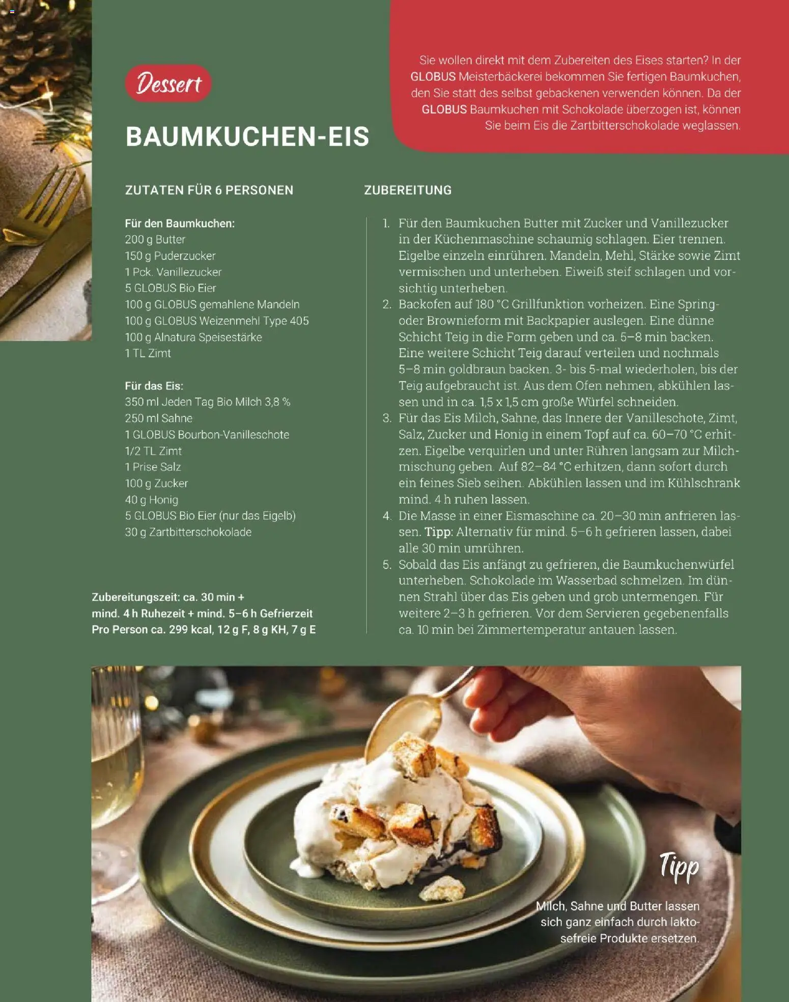 Globus Mio Magazin – gültig ab 01.12.2025 | Seite: 15 | Produkte: Kühlschrank, Backofen, Sahne, Eis