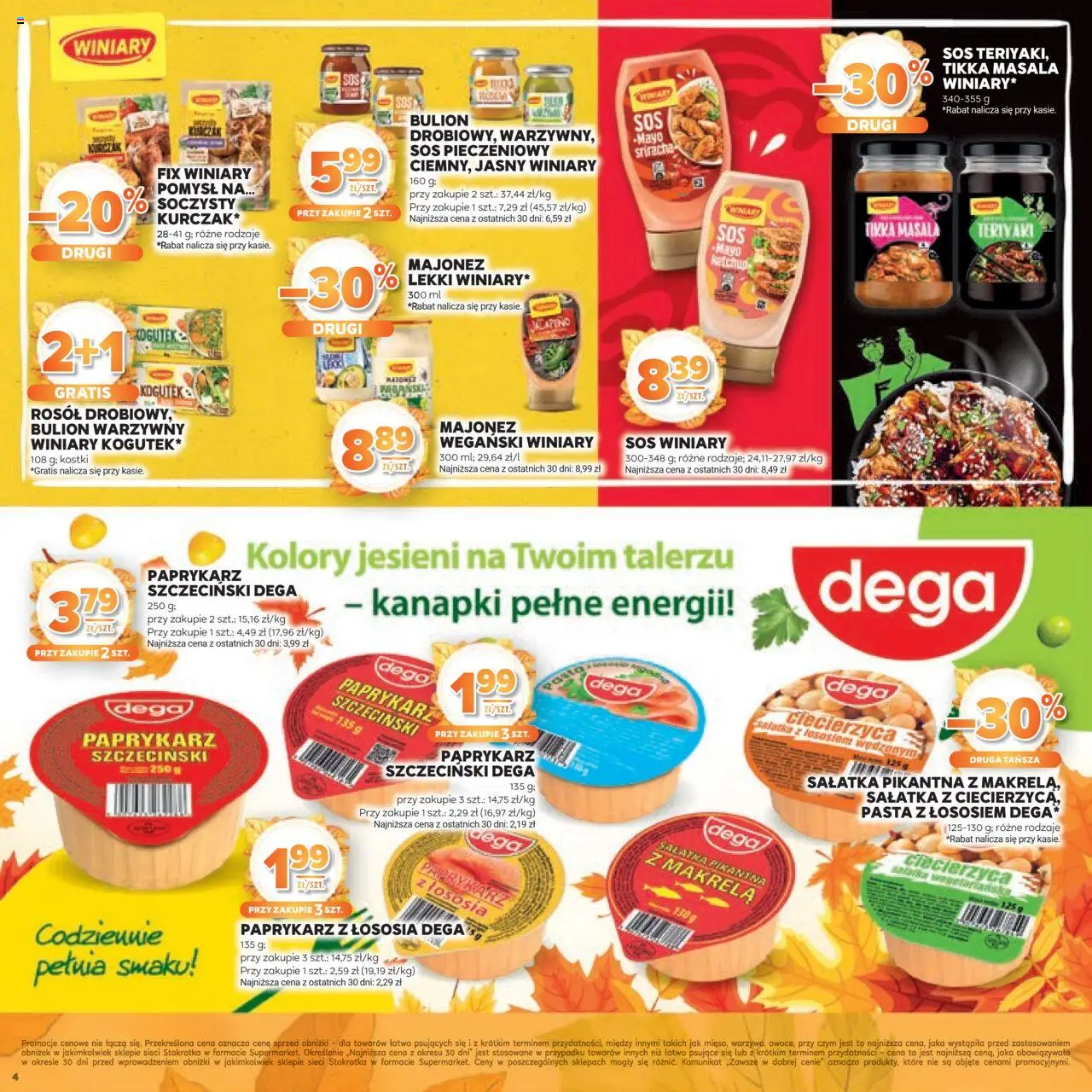 Stokrotka Gazetka - Jesiennie Inspiracje od 16.10.2025 | Strona: 4 | Produkty: Stokrotka, Tikka masala, Sriracha, Bulion warzywny