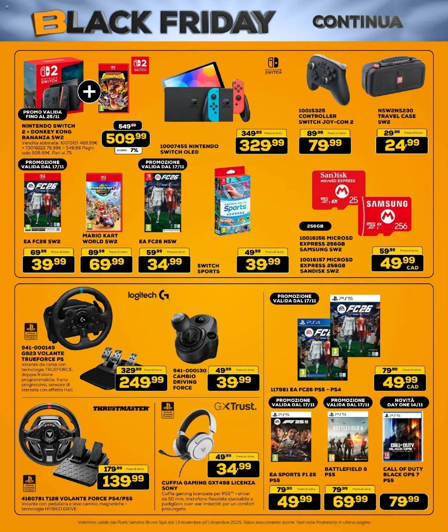 Volantino BRUNO del 13.11.2025 | Pagina: 15 | Prodotti: Microfono, Samsung