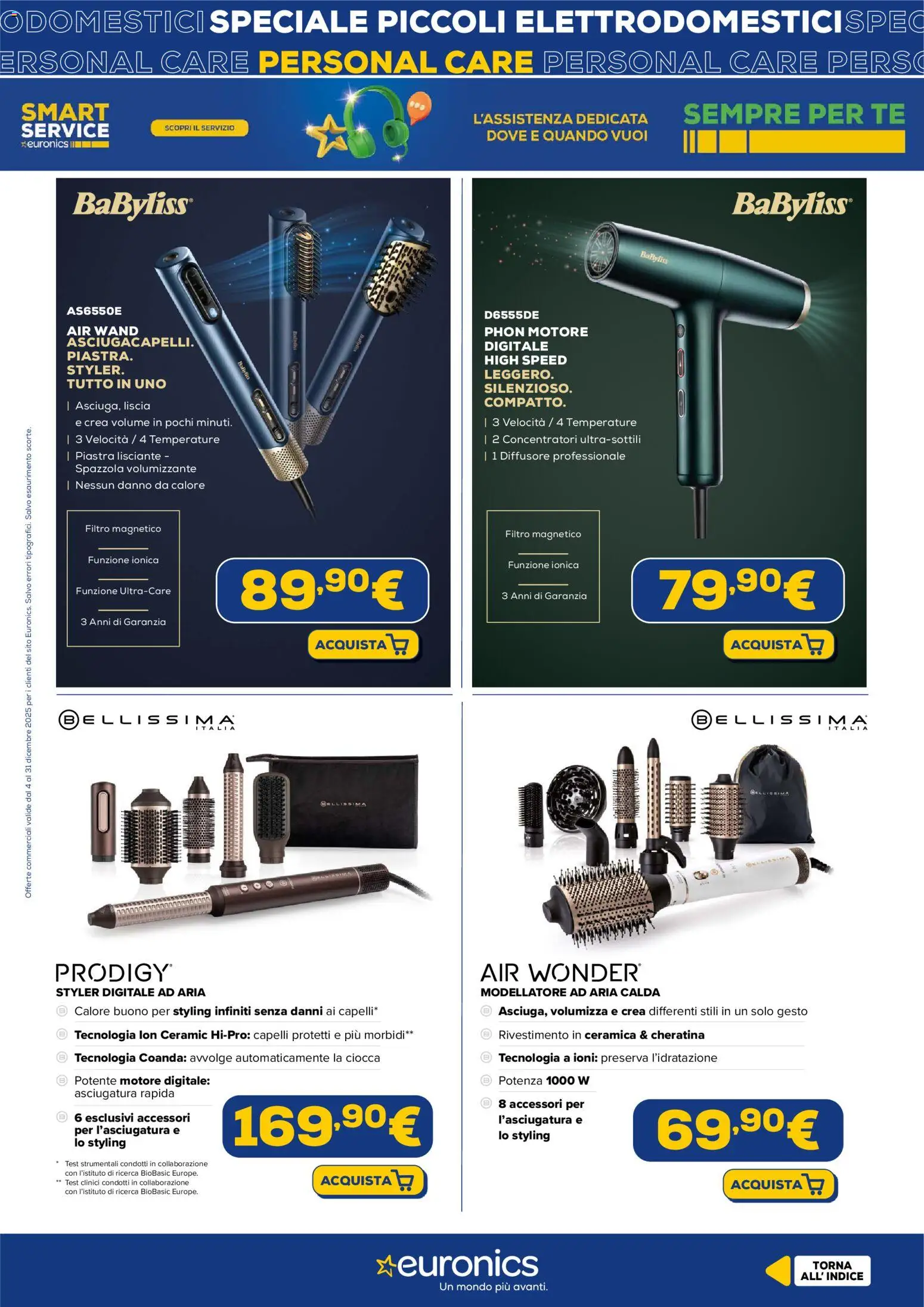 Volantino Euronics del 04.12.2025 | Pagina: 25 | Prodotti: Spazzola, Tè