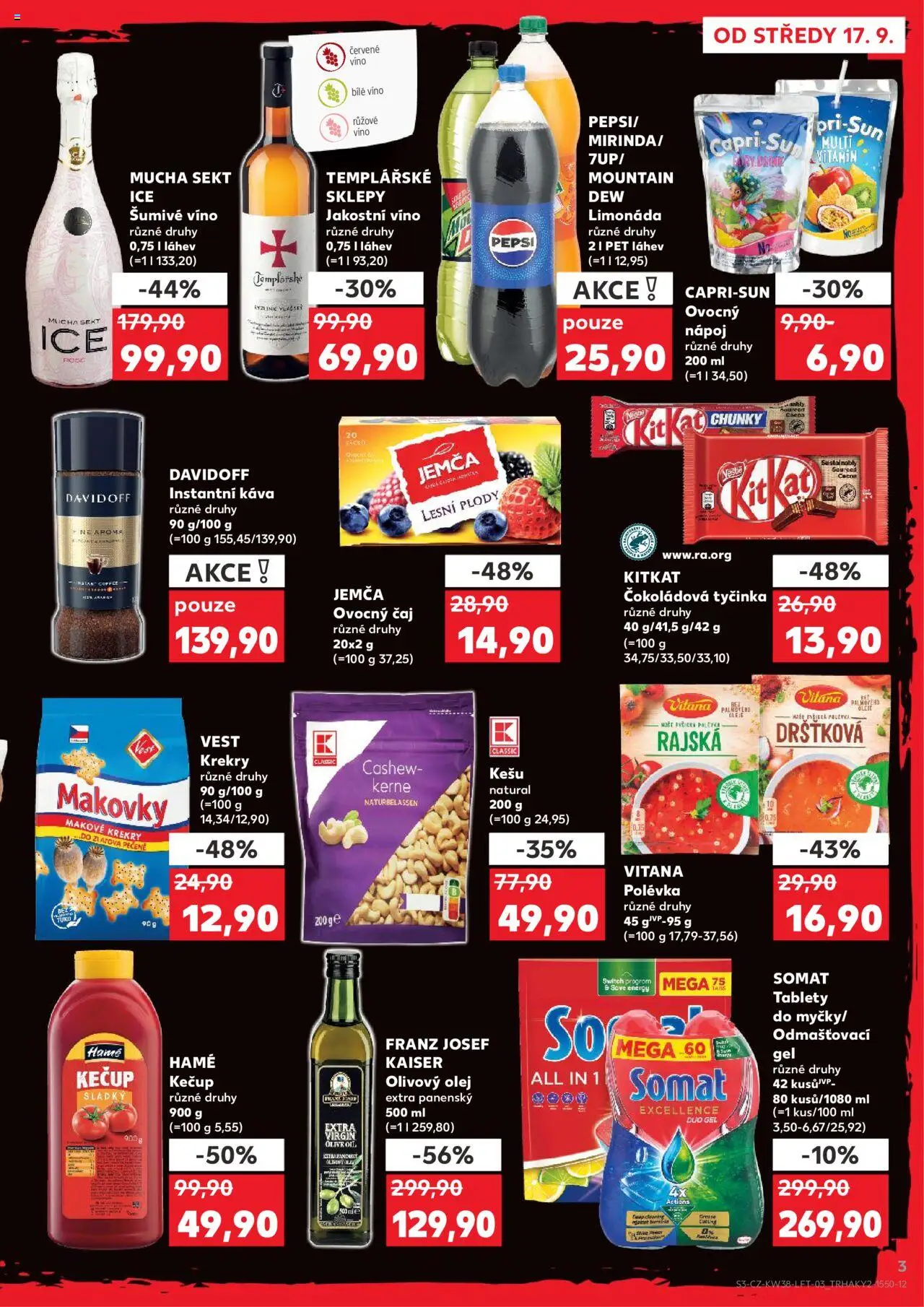 Kaufland leták - Praha 4 od 17.09.2025 | Strana: 3