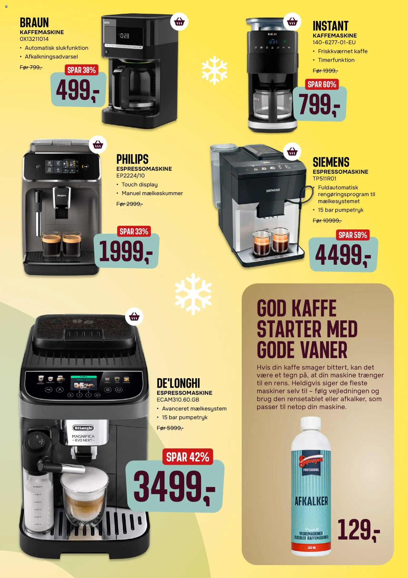 Skousen tilbudsavis – gyldig fra 12.01.2026 | Side: 7 | Produkter: Kaffe, Søm, Kaffemaskiner, Kaffemaskine