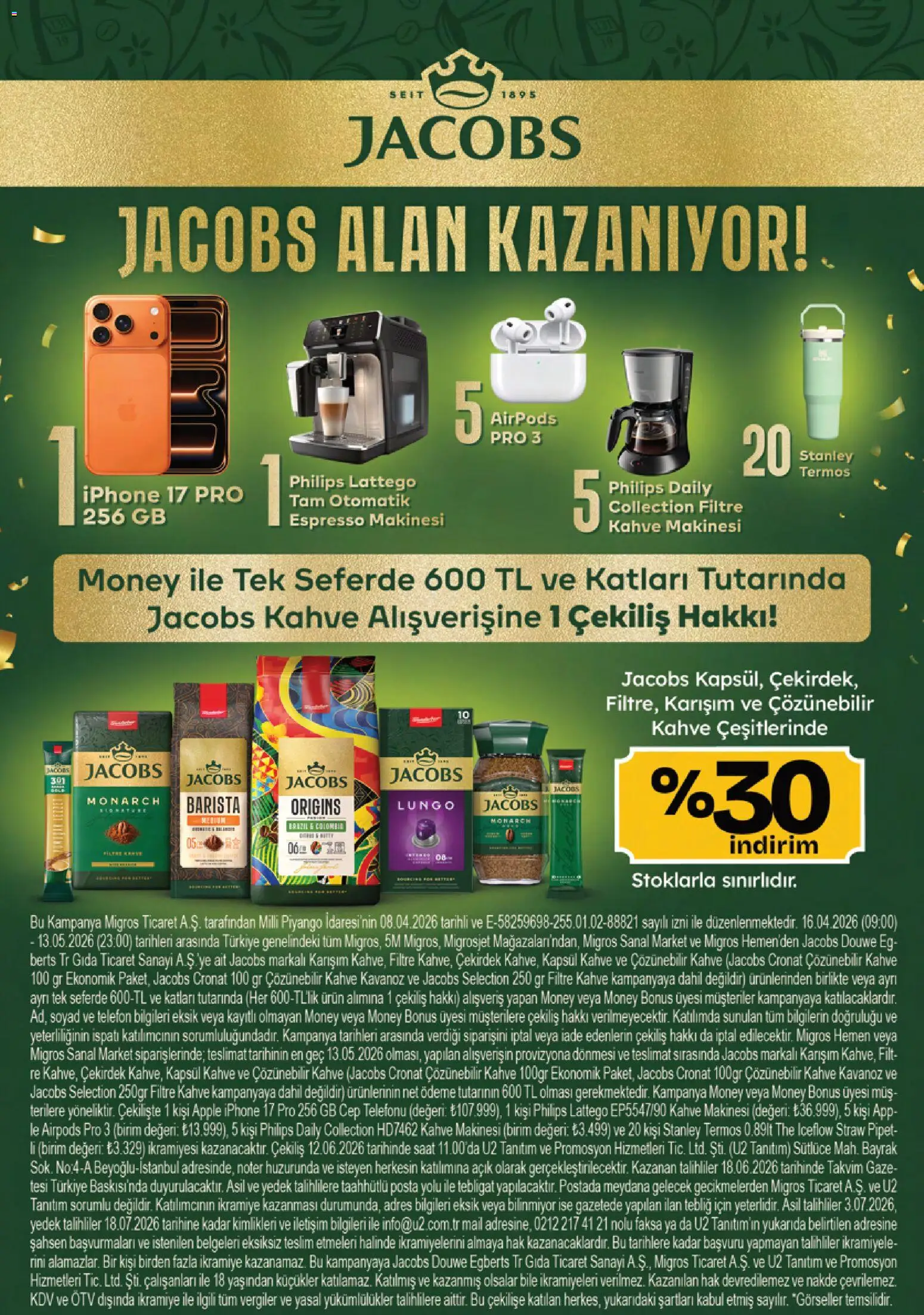 Migros Katalog - 5M Migroskop Dijital - 16.04.2026 tarihinden itibaren geçerlidir | Sayfa: 79 | Ürünler: Espresso makinesi, Termos, Telefon, Kahve makinesi