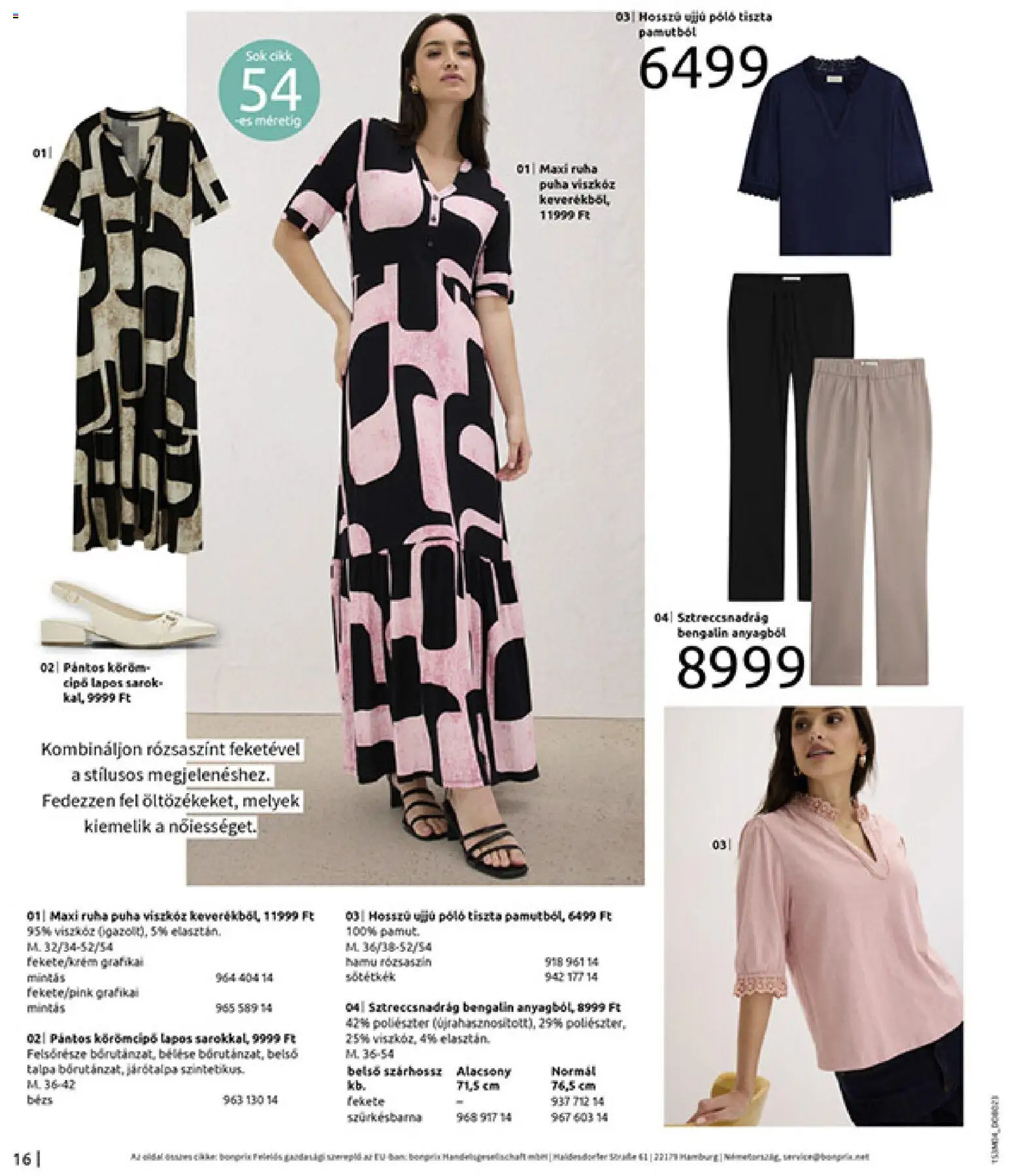 Bonprix akciós ujság - amely érvényes a következő dátumtól: 30.03.2026 | Oldal: 18 | Termékek: Körömcipő, Ruha