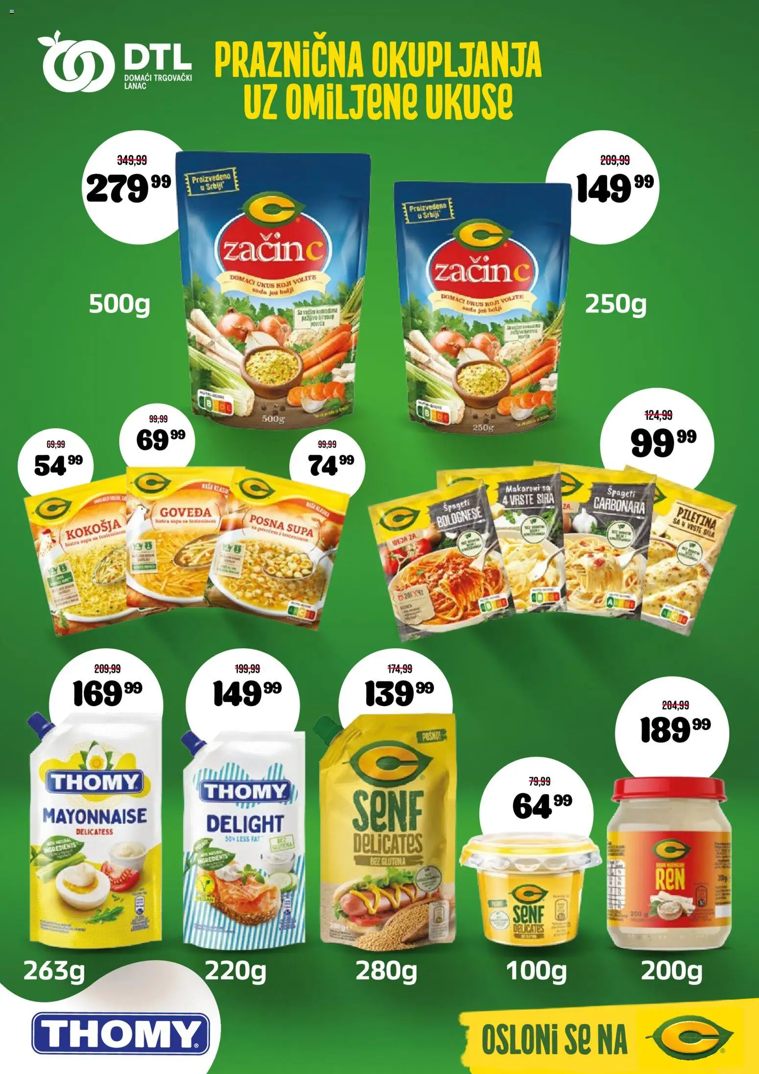 Podunavlje katalog - važi od 08.04.2026 | Strana: 3 | Proizvode: Senf, So, Špageti, Piletina