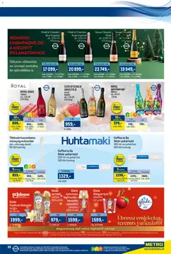 Metro Akciós újság - amely érvényes a következő dátumtól: 01.12.2025 | Oldal: 33 | Termékek: Légfrissítő, Alma, Illatgyertya, Só
