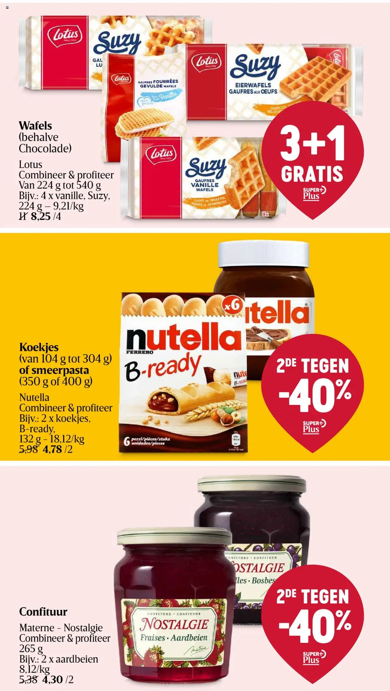 {H1} | Pagina: 28 | Producten: Aardbeien, Koekjes, Wafels, Chocolade