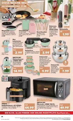 Kaufland Prospekt 	 - gültig ab dem 21.08.2025 | Seite: 38 | Produkte: Pommes, Fisch, Salz, Heißluftfritteuse