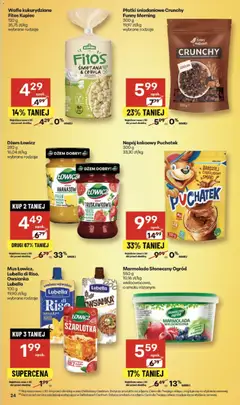 Pogląd oferty "Delikatesy Centrum Gazetka" - ważna od 30.10.2025 | Strona: 24 | Produkty: Owsianka, Dżem, Czekolada, Płatki