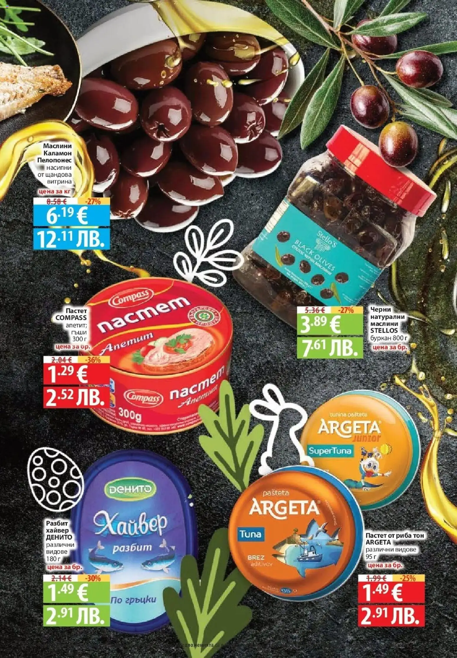 {H1} | Страница: 21 | Продукти: Риба, Пастет, Хайвер, Риба тон