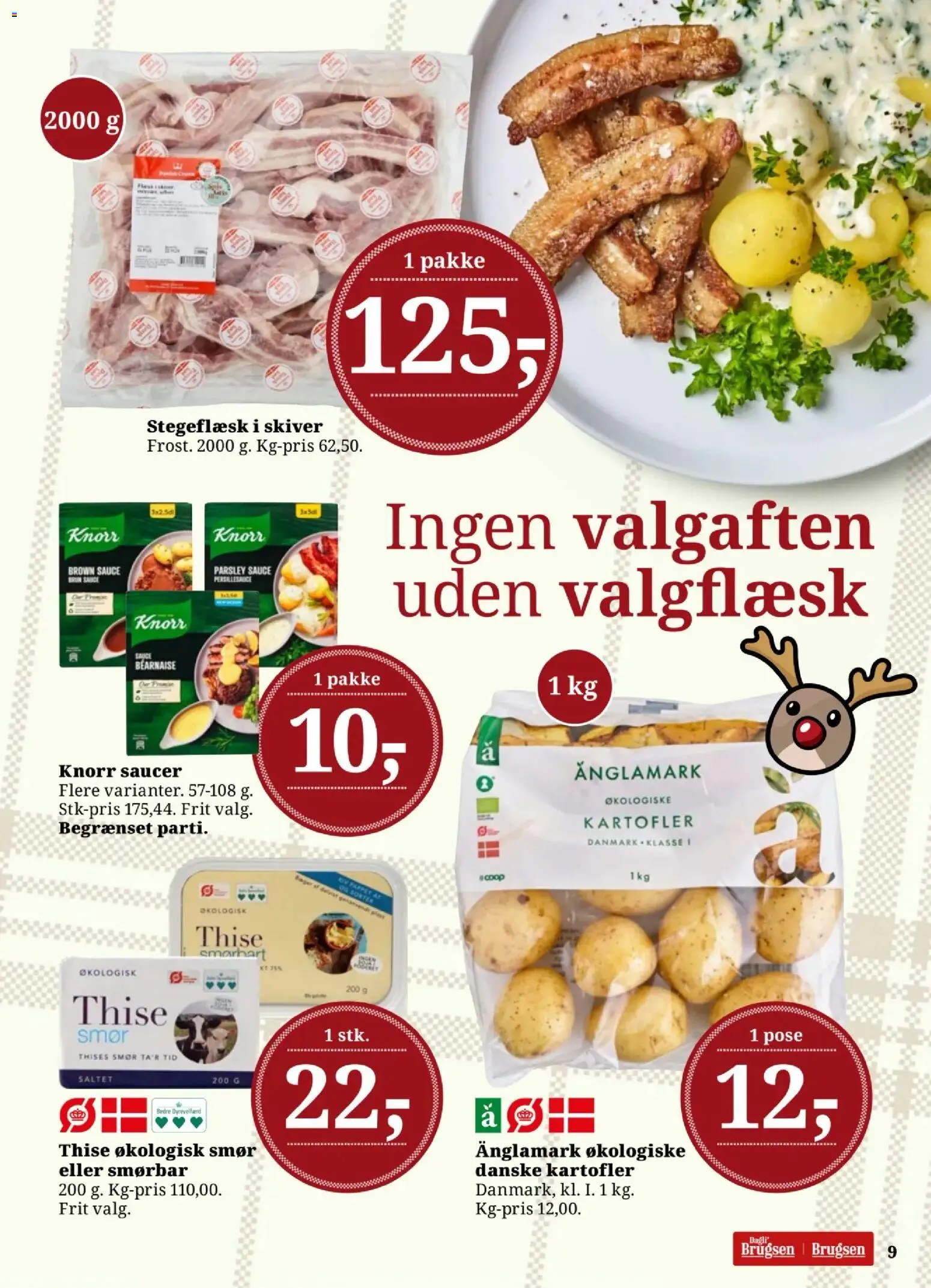 Dagli'Brugsen tilbudsavis – gyldig fra 07.11.2025 | Side: 9 | Produkter: Smør, Kartofler