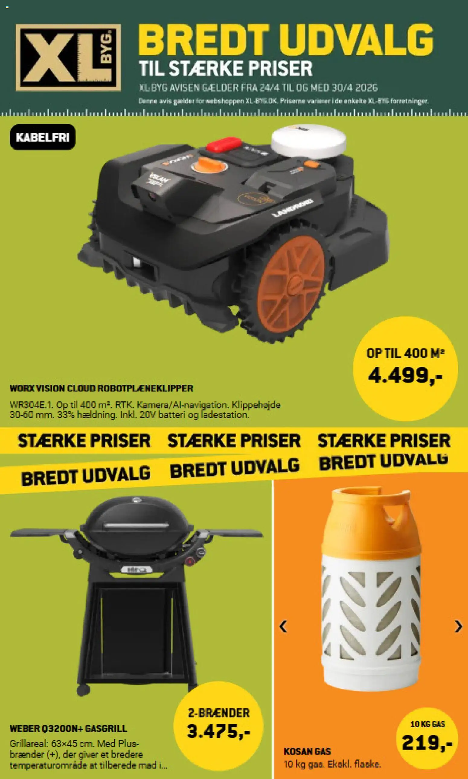 XL-BYG tilbudsavis – gyldig fra 24.04.2026 | Side: 1 | Produkter: Batteri