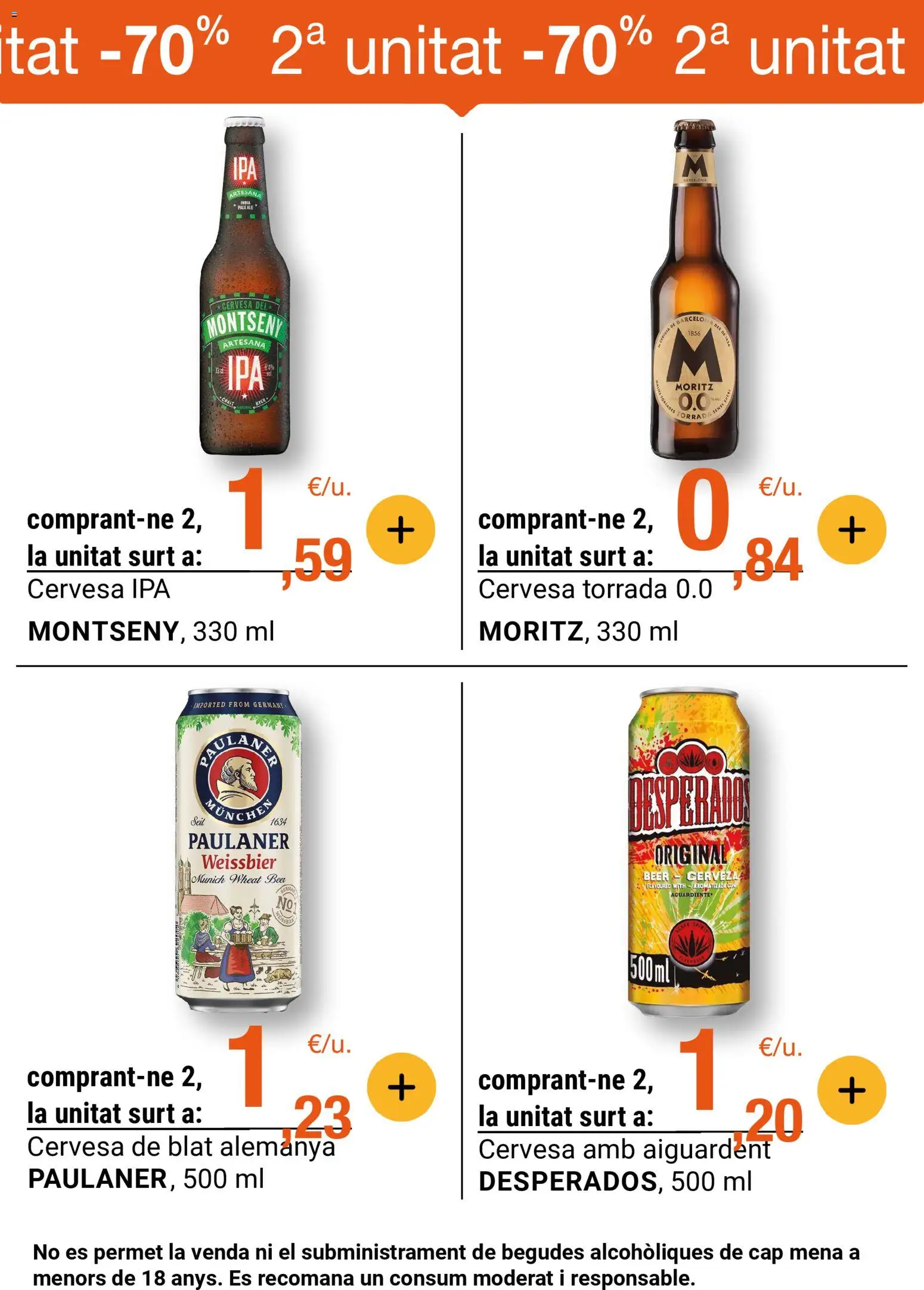 Bonpreu folleto │ válido desde el 07.01.2026 | Página: 23 | Productos: Cerveza, Παρμεζάνα