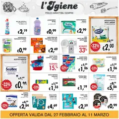 Anteprima del volantino Coal volantino èccoMi - Cesena valido a partire dal 27.02.2026 | Pagina: 23 | Prodotti: Mocio, Guanti, Asciugatutto, WC
