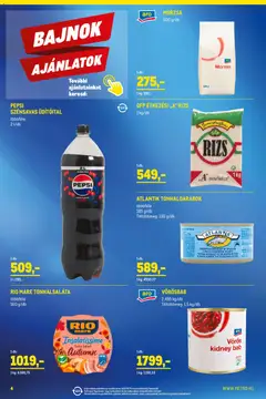 Metro - Élelmiszer és Szezonális katalógus 2026/02 - amely érvényes a következő dátumtól: 01.02.2026 | Oldal: 4 | Termékek: Tonhalsaláta, Pepsi, Rizs