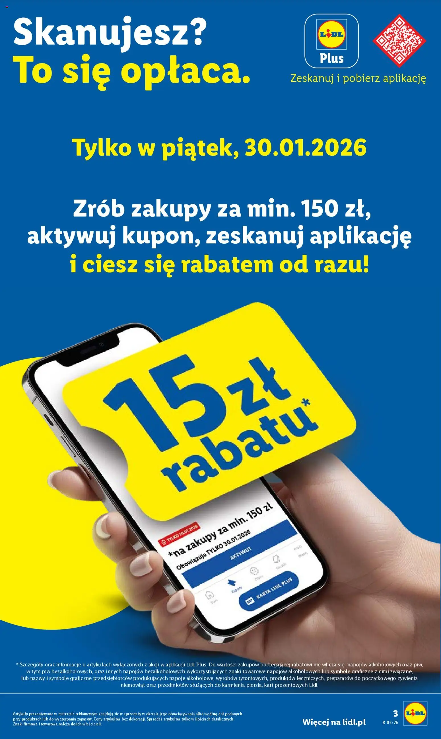 Lidl Gazetka od 29.01.2026 | Strona: 3 | Produkty: Karta, Napoje