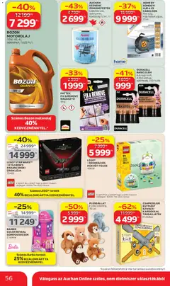 Auchan akciós újság - amely érvényes a következő dátumtól: 26.03.2026 | Oldal: 56 | Termékek: Ragasztó, Motorolaj, Tojás, Társasjáték