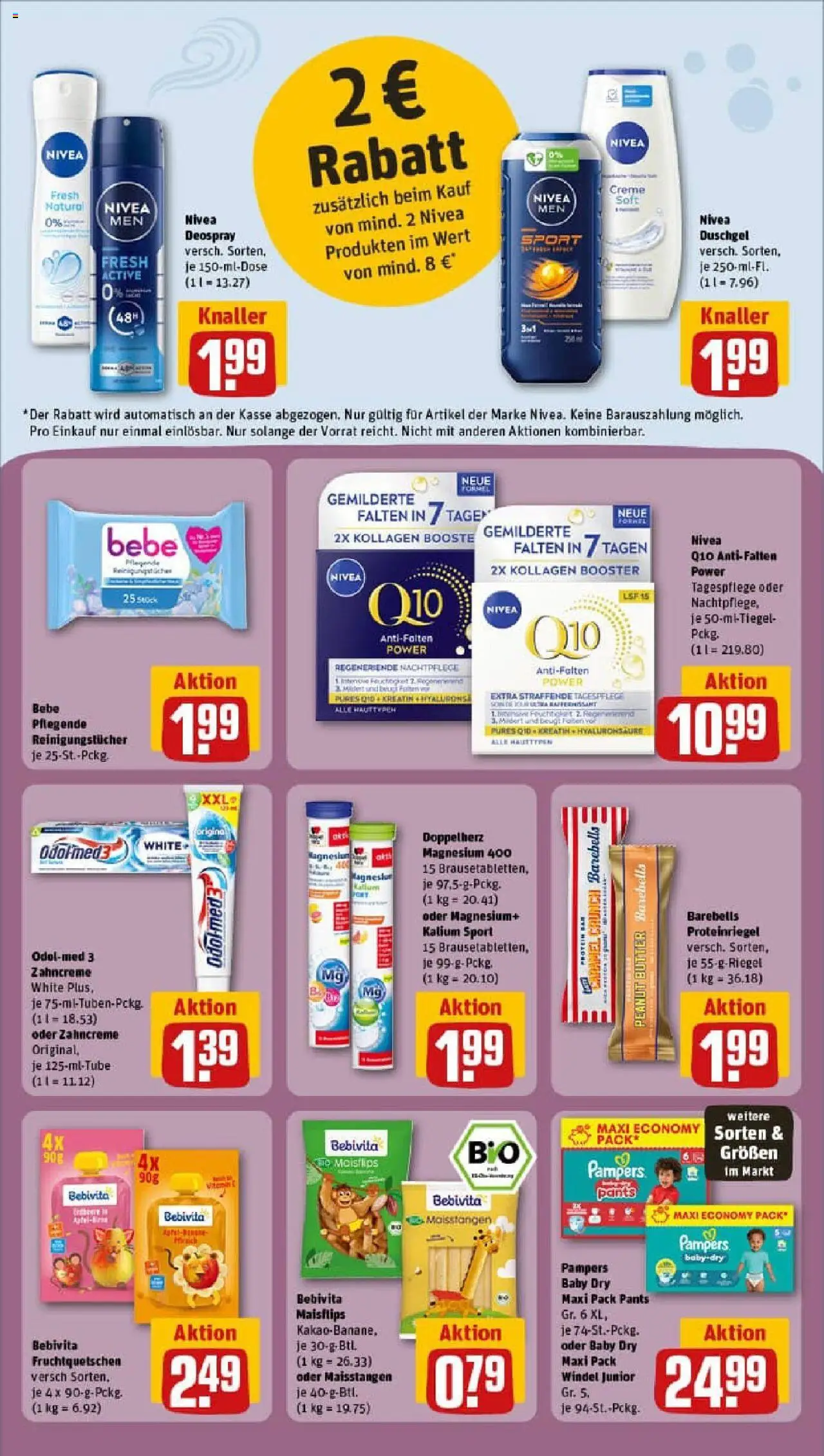Rewe prospekt Iserlohn	 – gültig ab 28.09.2025 | Seite: 28 | Produkte: Creme, Deodorant, Pfirsich, Deospray