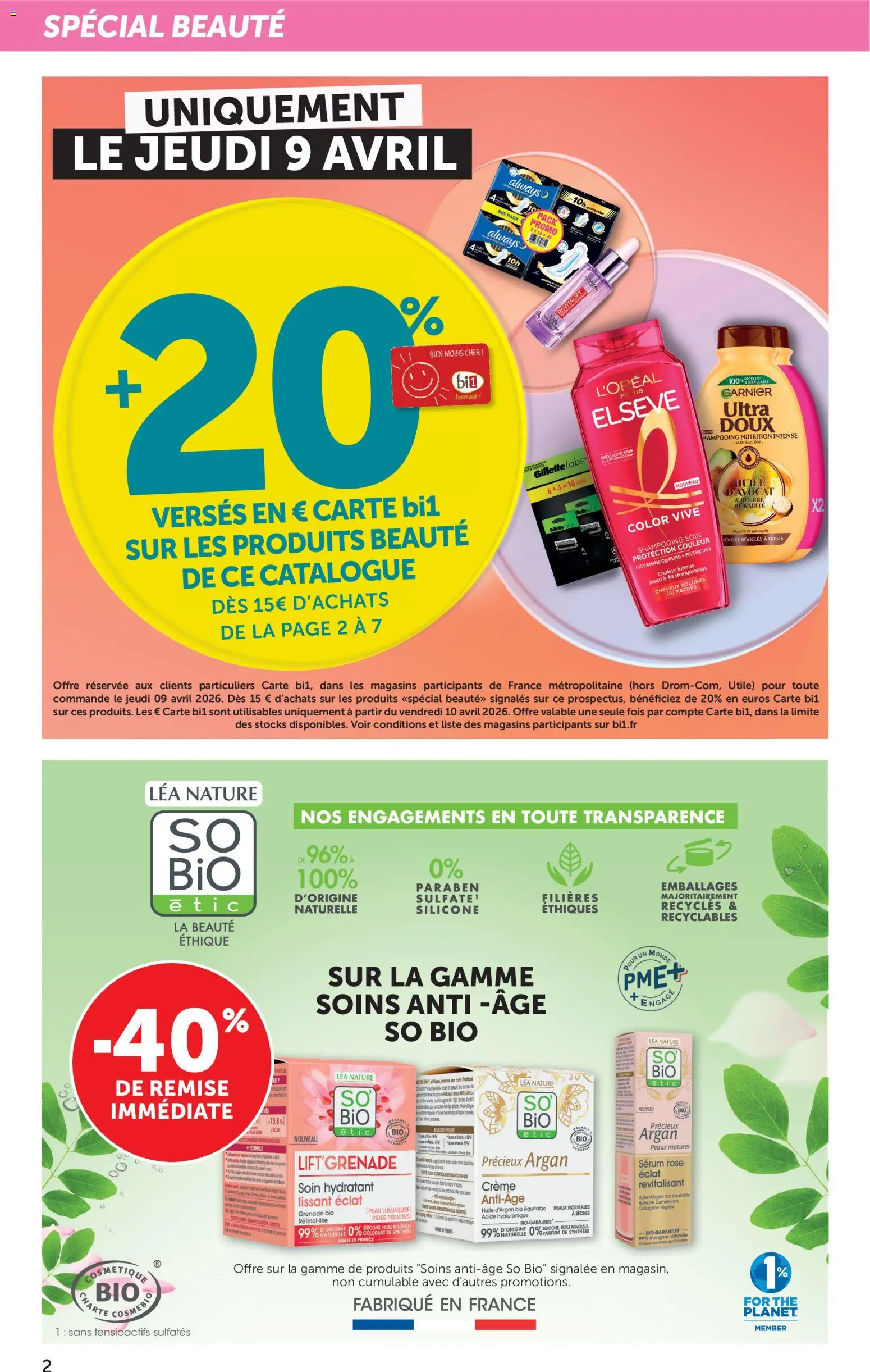 {H1} | Page: 2 | Produits: Filtre, Shampooing, Thé, Crème