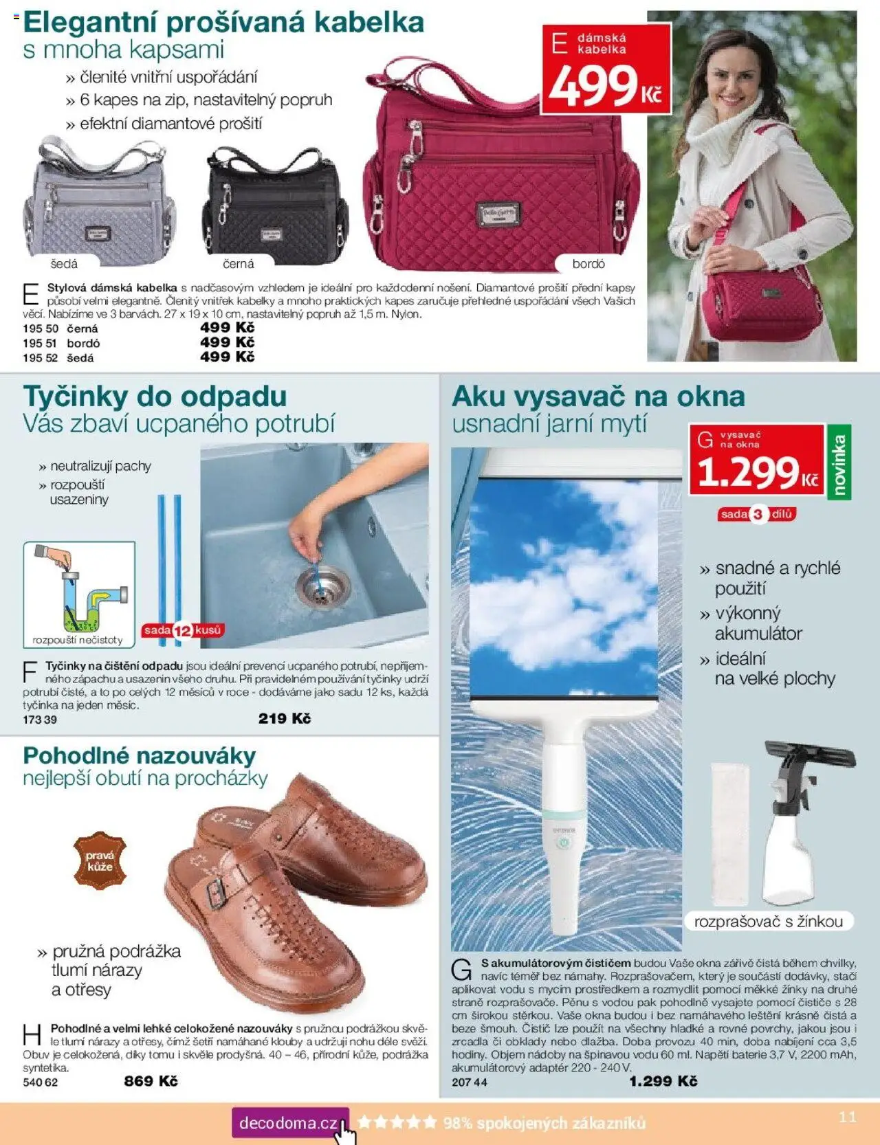 Decodoma leták - Potahy od 05.09.2025 | Strana: 20 | Produkty: Tyčinky, Vysavač, Aku vysavač, Kabelky