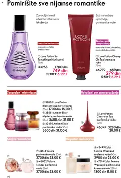 Oriflame katalog - važi od 14.09.2025 | Strana: 92 | Proizvode: Toaletna voda, So, Krema za telo, Med