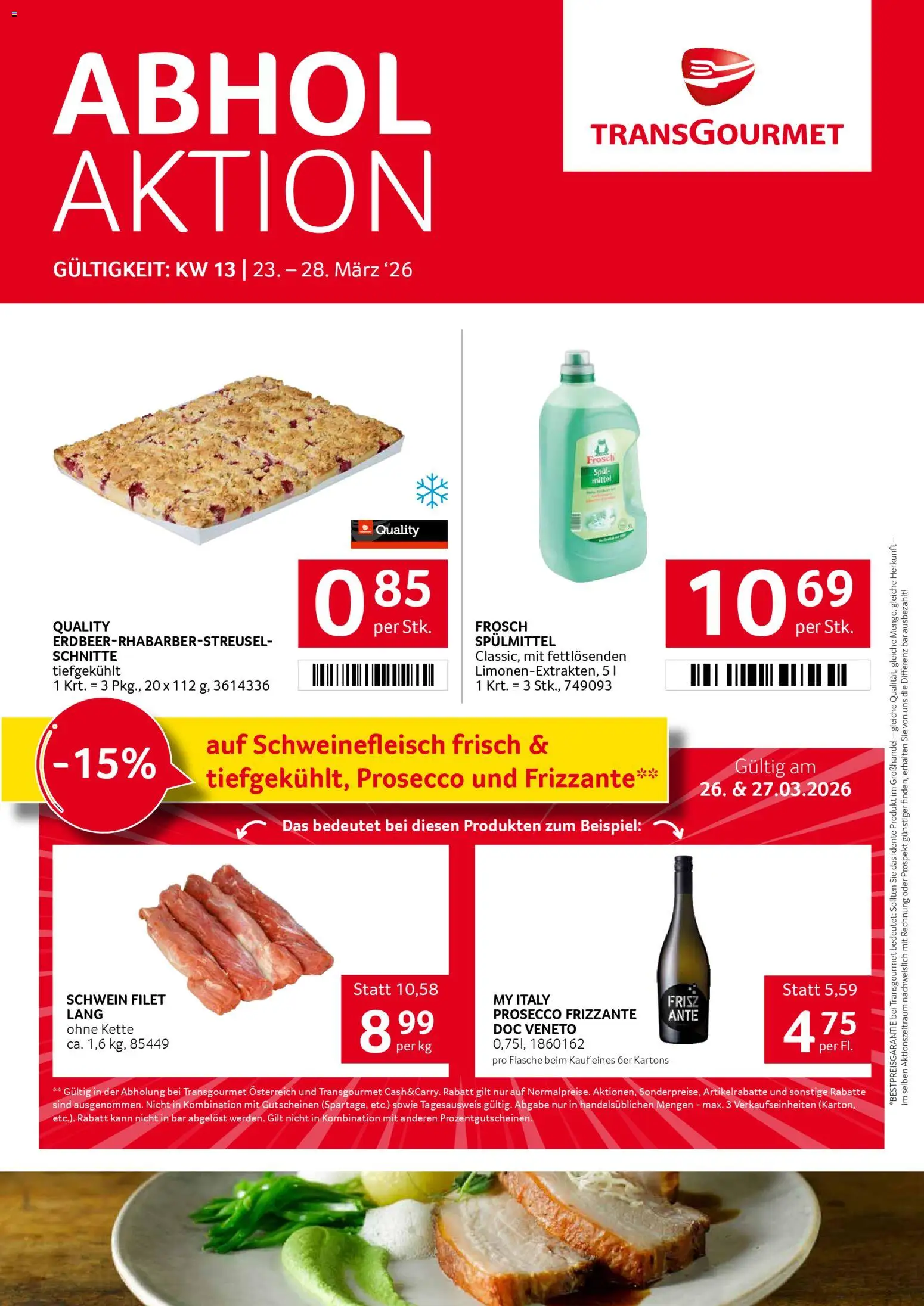 Die besten Angebote | Transgourmet Flugblatt ab 23.03.2026 | - Jetzt stöbern! | Austria