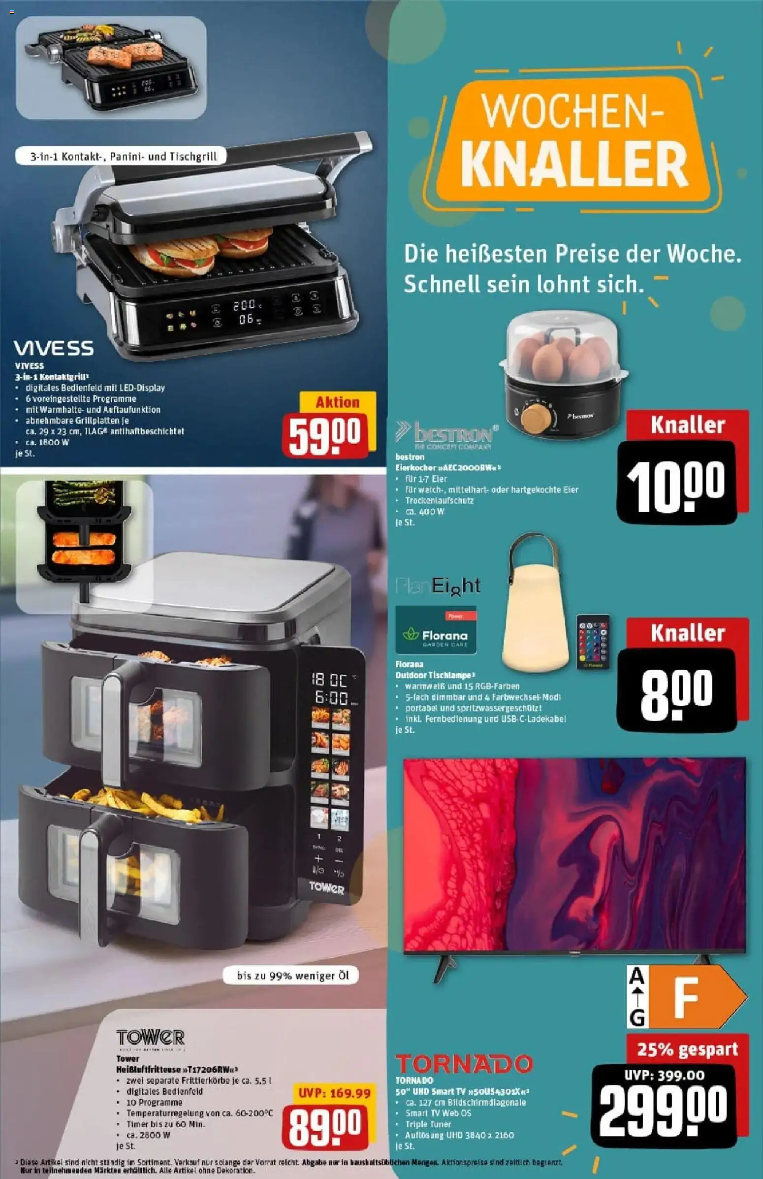 Rewe prospekt Traunreut	 – gültig ab 26.01.2026 | Seite: 34 | Produkte: USB, Eier, Smart TV, Eierkocher