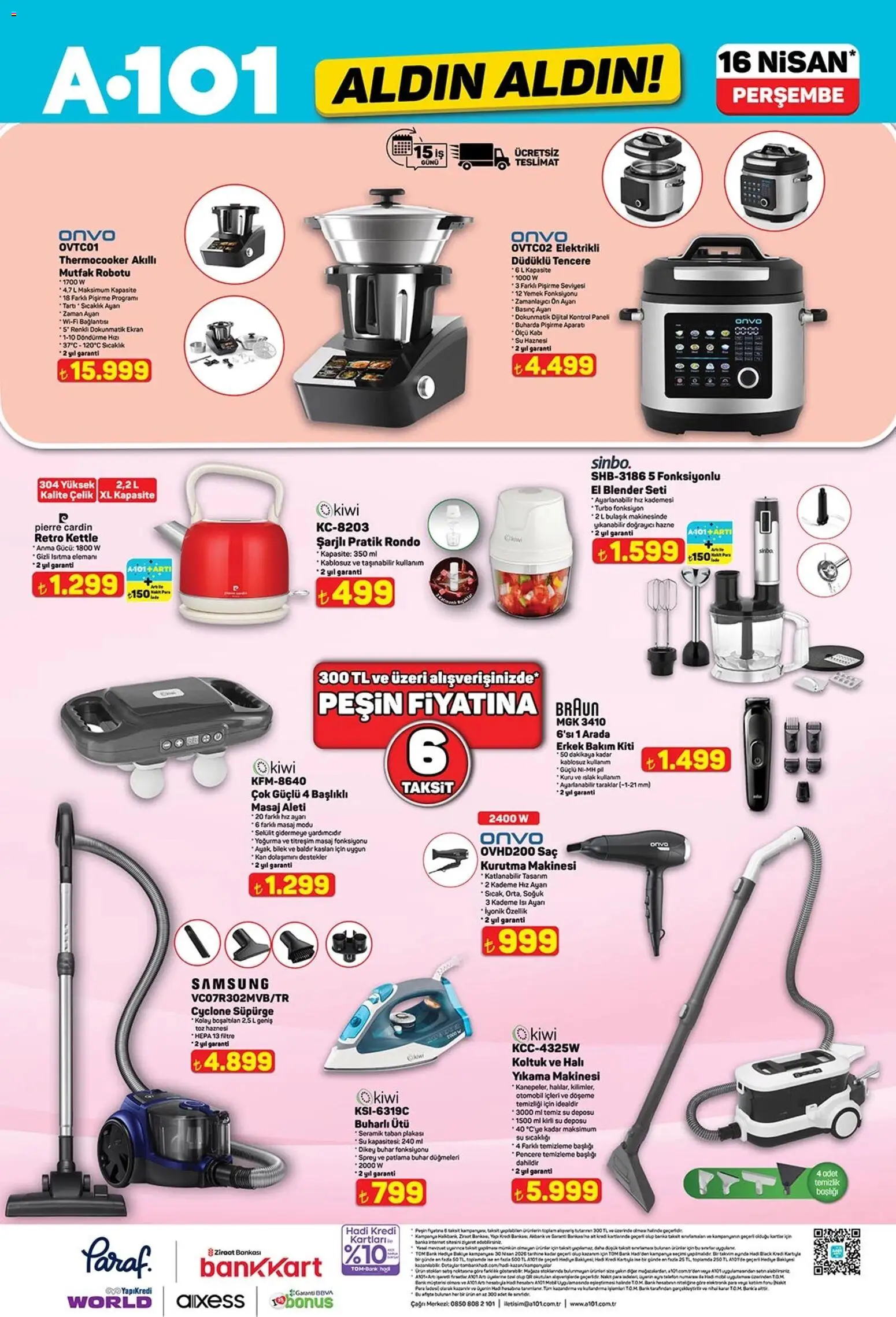 A101 - Katalog Aldın Aldın - 16.04.2026 tarihinden itibaren geçerlidir | Sayfa: 9