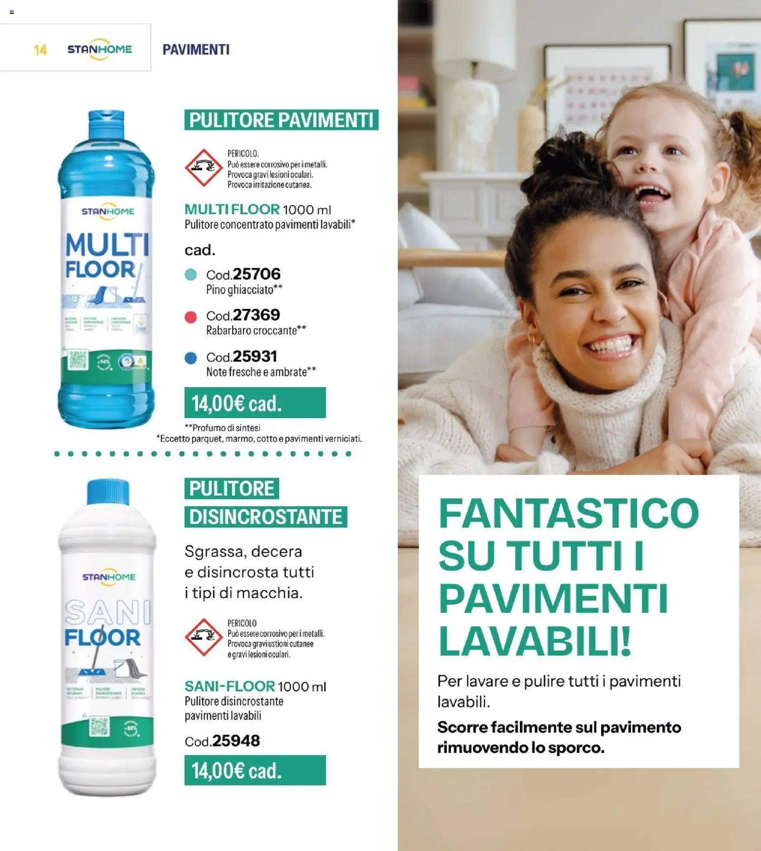Volantino Stanhome del 23.12.2025 | Pagina: 14 | Prodotti: Pavimento, Profumo
