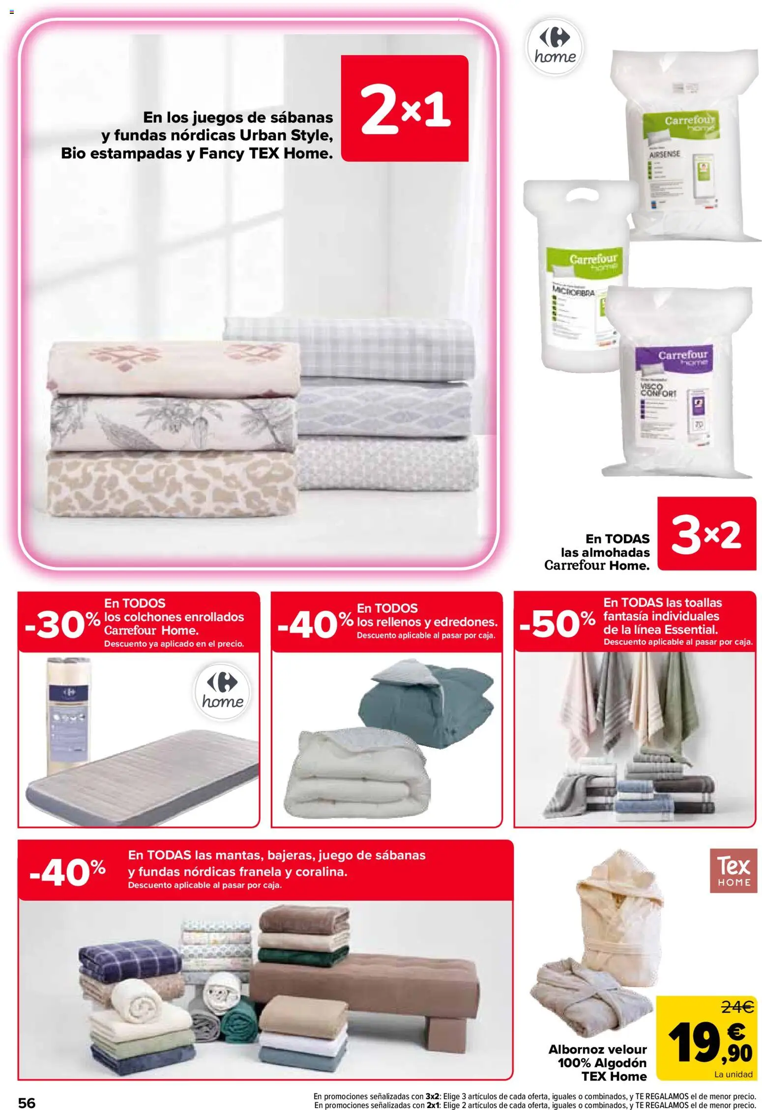 Carrefour folleto │ válido desde el 12.03.2026 | Página: 62 | Productos: Juego de sábanas, Té