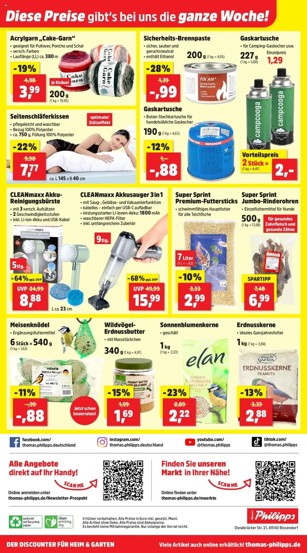 Thomas Philipps Prospekt Nauheim	  - gültig ab dem 11.08.2025 | Seite: 16 | Produkte: Poncho, Butter, Schal