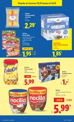 Crownfield Mini cereales chocolate, Mini cereales chocolate 5 x 35 g │ válido desde el 08.09.2025 | Página: 33