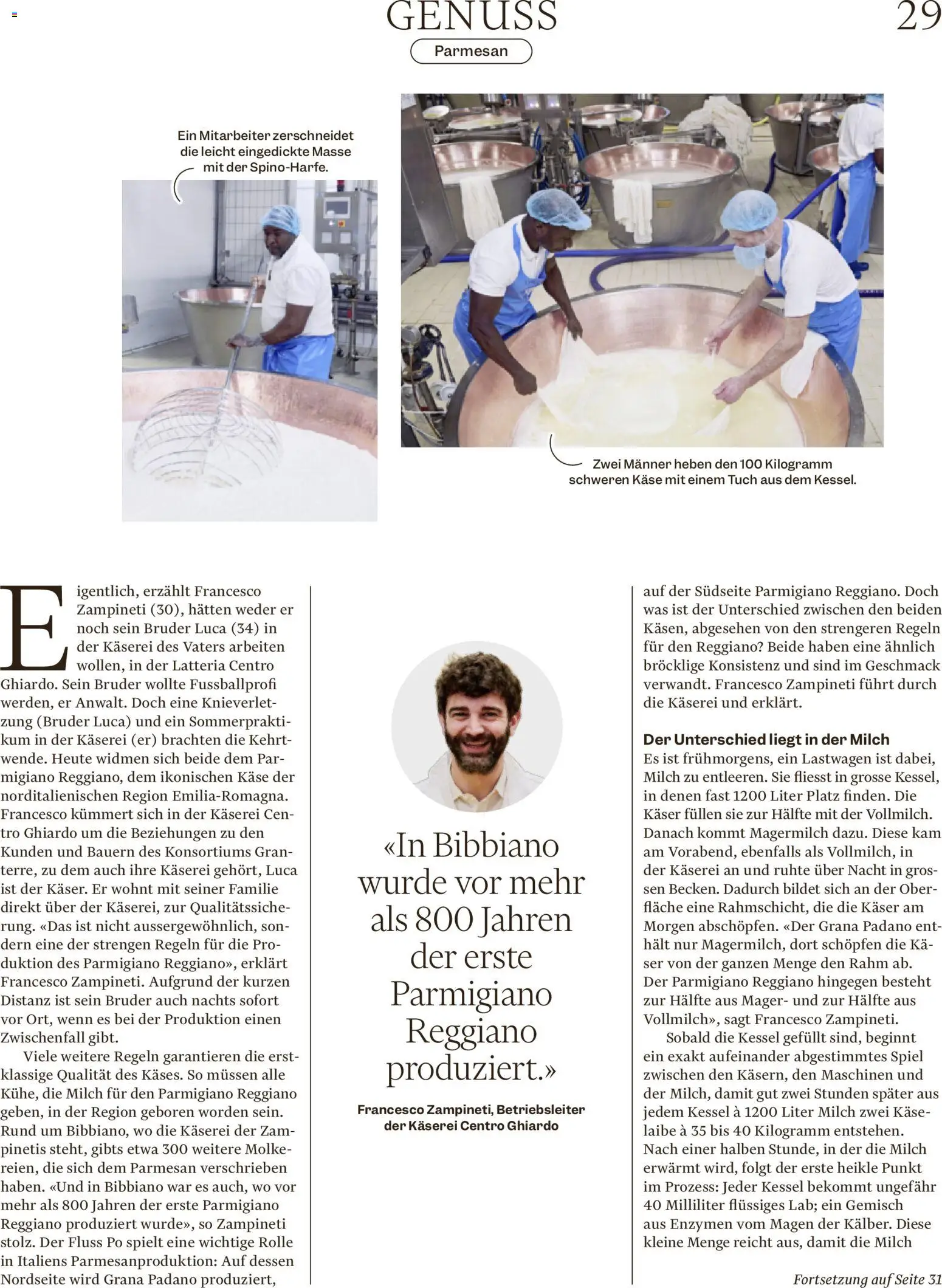 Migros aktionen Magazin – gültig ab 15.04.2026 | Seite: 29 | Produkte: Milch, Käse, Spiel, Kessel