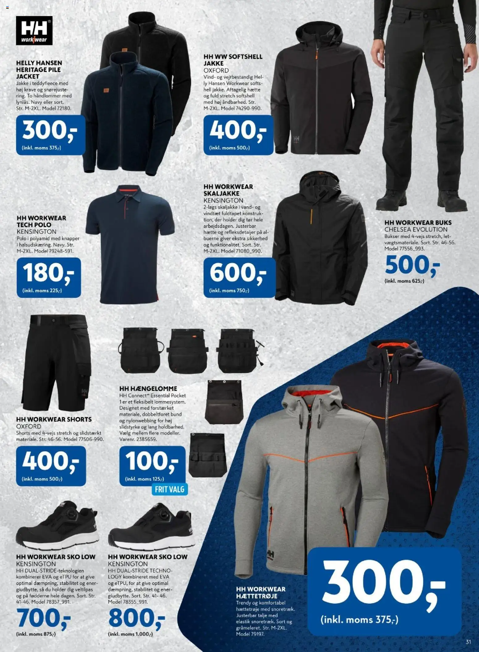 Davidsen tilbudsavis – gyldig fra 24.04.2026 | Side: 31 | Produkter: Hættetrøje, Jakke, Bukser, Sko