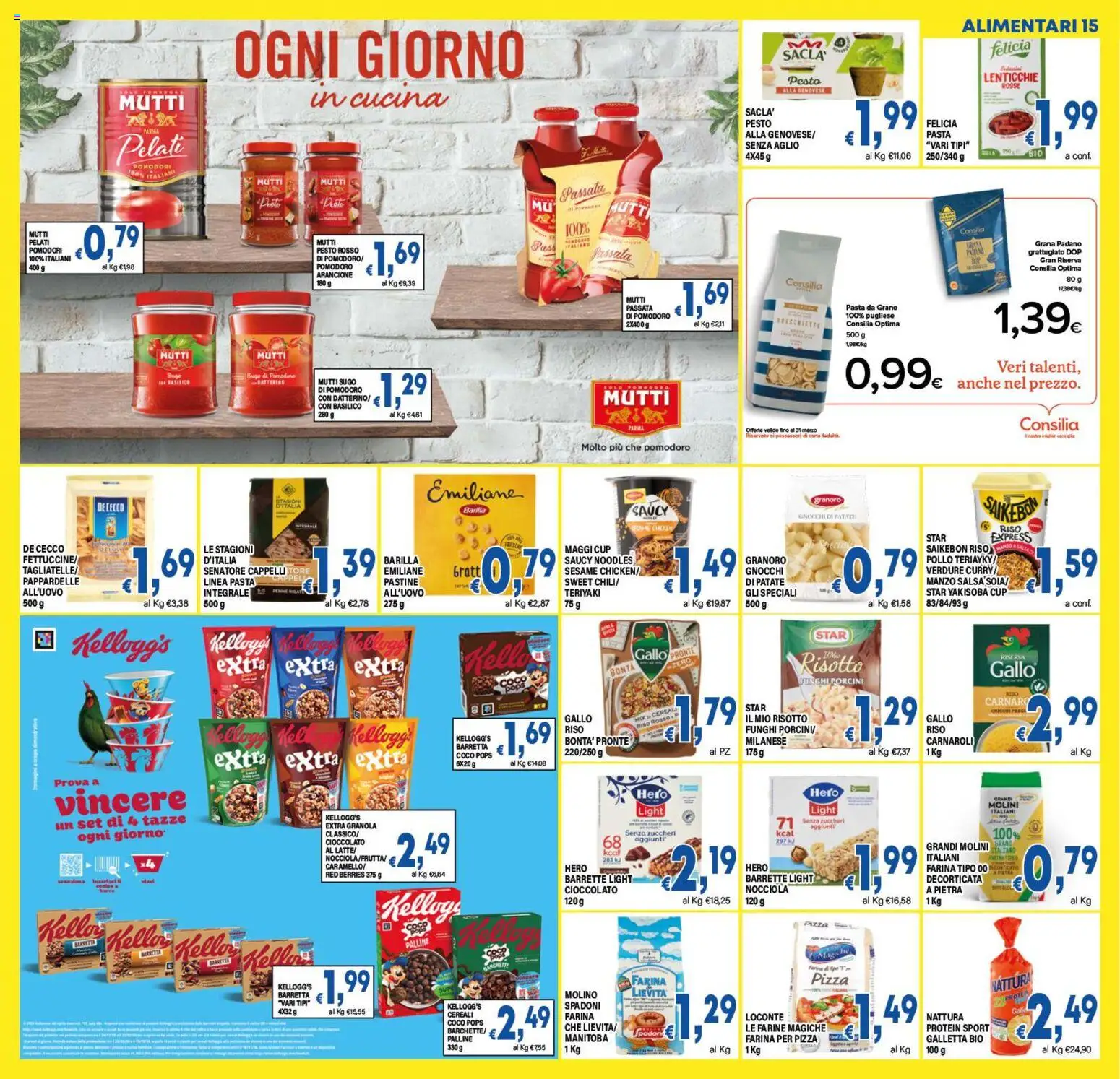 Volantino DEM del 06.03.2026 | Pagina: 15 | Prodotti: Salsa, Farina, Pesto, Mutti passata