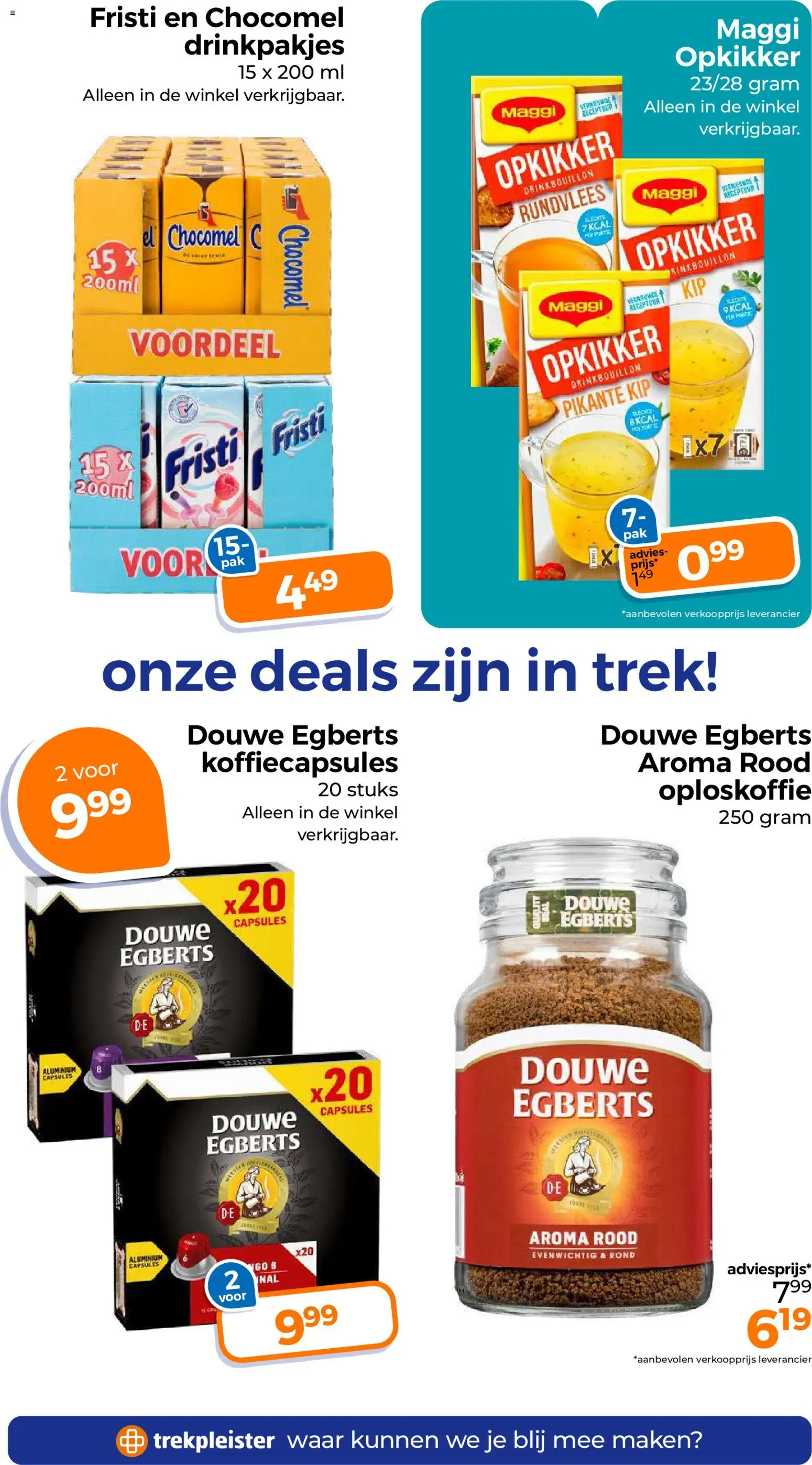 {H1} | Pagina: 47 | Producten: Koffiecapsules, Oploskoffie, Rundvlees, Kip