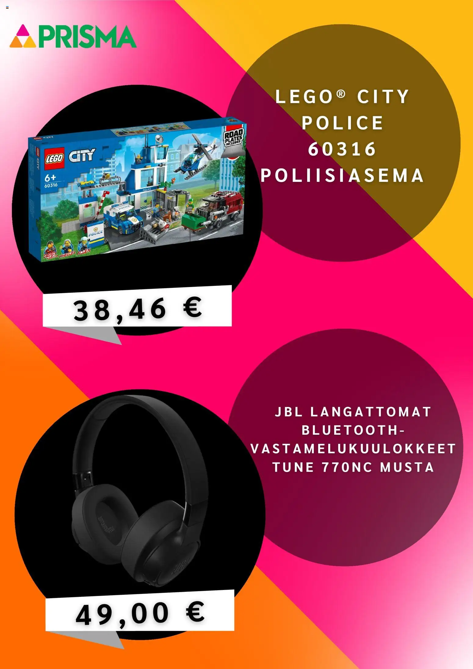 Prisma - Black Friday – voimassa 26.11.2025 alkaen | Sivu: 2 | Tuotteet: Vastamelukuulokkeet
