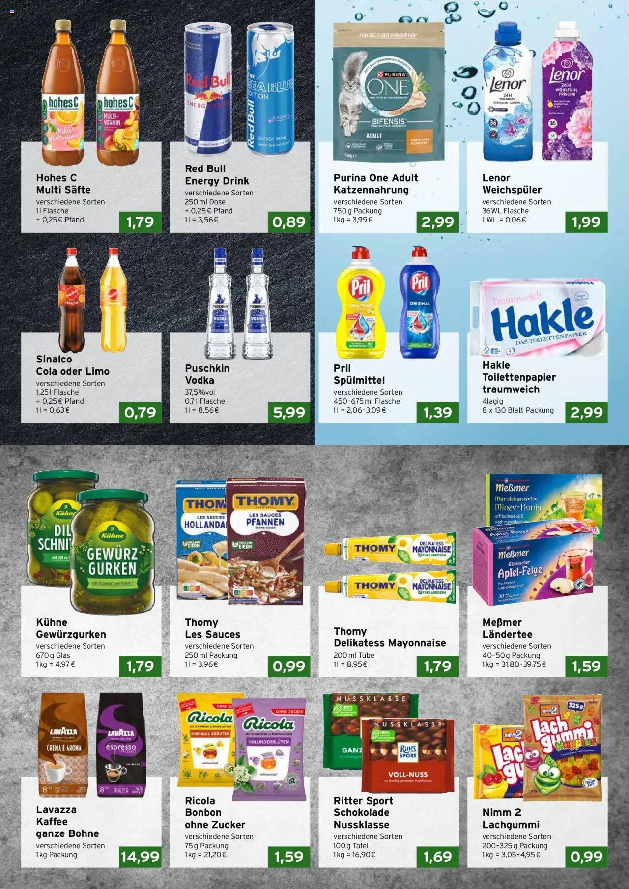 CAP Markt Prospekt – gültig ab 06.10.2025 | Seite: 3 | Produkte: Purina one, Red bull, Mayonnaise, Toilettenpapier