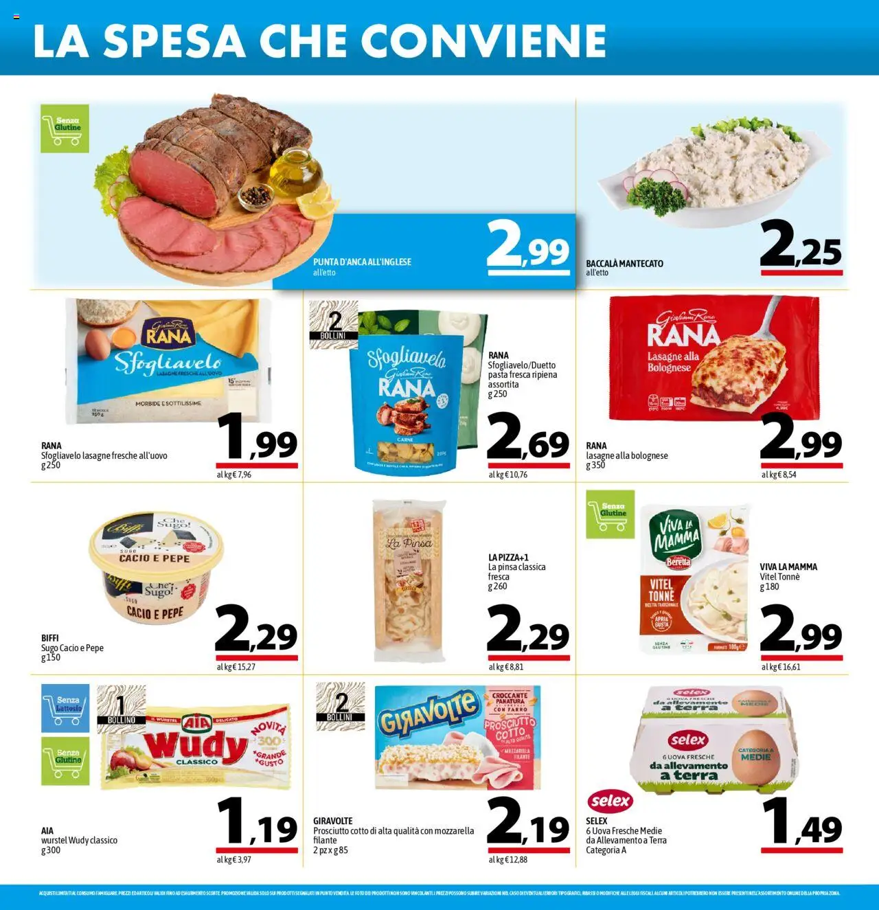 Volantino A&O del 07.08.2025 | Pagina: 6 | Prodotti: Uova, Pepe, Mozzarella, Pasta