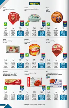 Metro katalog - važi od 01.08.2025 | Strana: 8 | Proizvode: Pasulj, Narezak, Paradajz, Pašteta