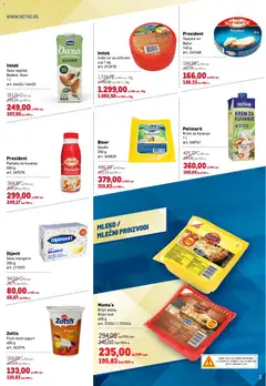 Metro katalog - pregled Metro kataloga - važi od 19.02.2026 | Strana: 3 | Proizvode: Margarin, Mleko, Sir, Pavlaka