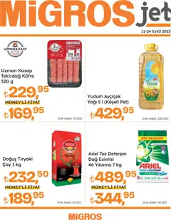 11.09.2025 tarihinden itibaren geçerli olan Migros kataloğu önizlemesi