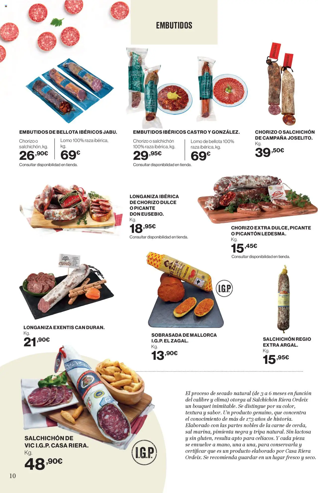 Supercor Canarias │ válido desde el 11.09.2025 | Página: 10 | Productos: Νυχτικό, Longaniza, Sobrasada