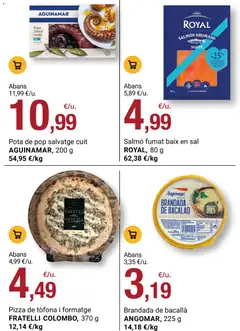 Vista previa Bonpreu folleto válido desde el 08.04.2026 | Página: 83 | Productos: Κρεμάστρα, Pizza, Peso, Salmón ahumado