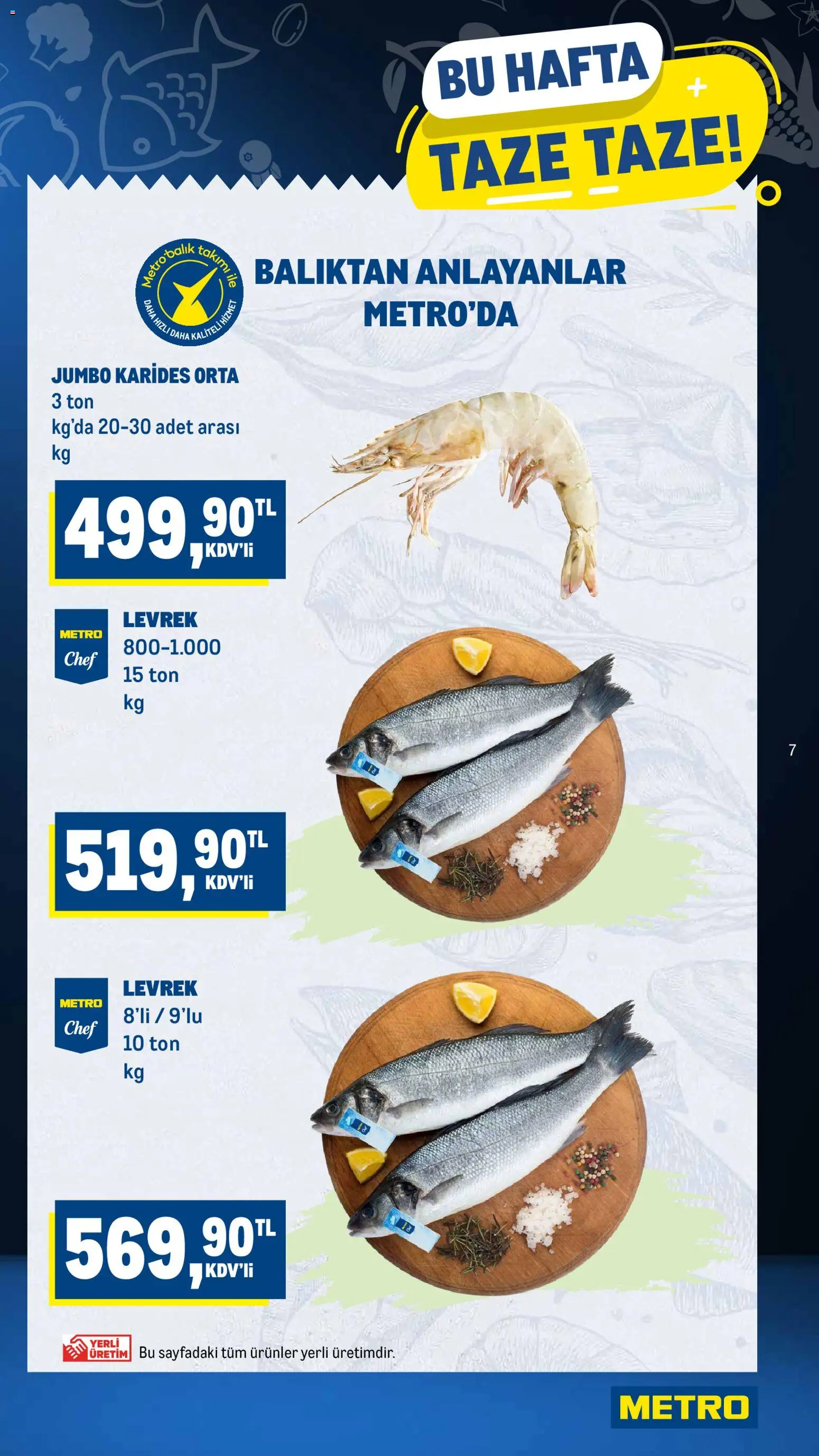 Metro Katalog - 12.11.2025 tarihinden itibaren geçerlidir | Sayfa: 7 | Ürünler: Levrek