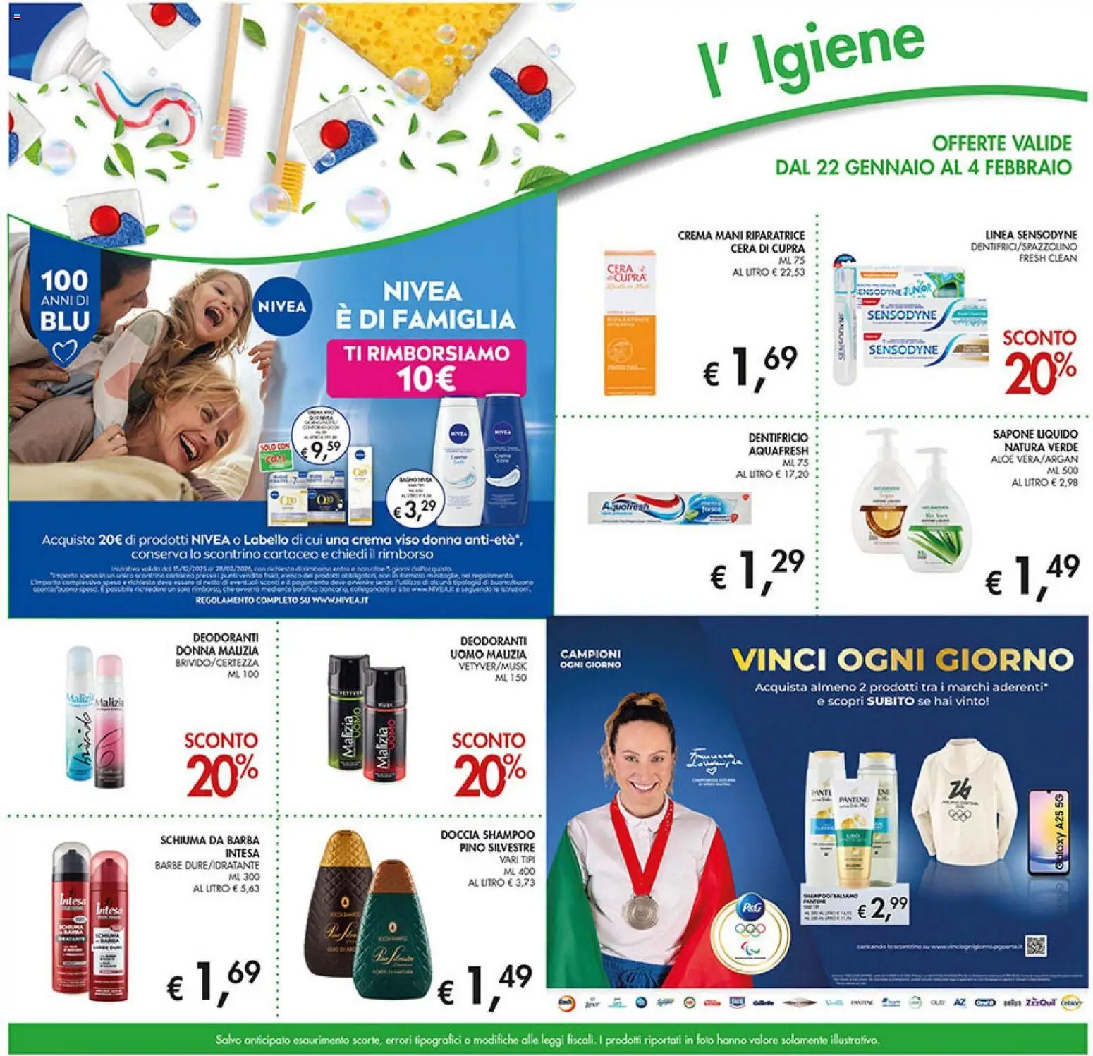 Volantino Coal del 22.01.2026 | Pagina: 27 | Prodotti: Schiuma da barba, Dentifricio, Crema viso, Doccia