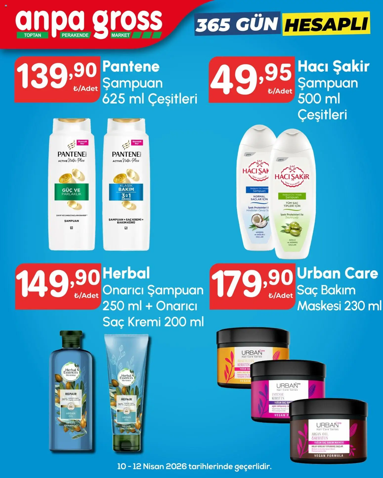 Anpa Gross Katalog - 10.04.2026 tarihinden itibaren geçerlidir | Sayfa: 16 | Ürünler: Şampuan, Saç Kremi, Hindistan Cevizi