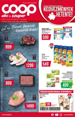COOP - Abc & szuper / Alföld Pro-Coop Zrt. - amely érvényes a következő dátumtól: 08.01.2026
