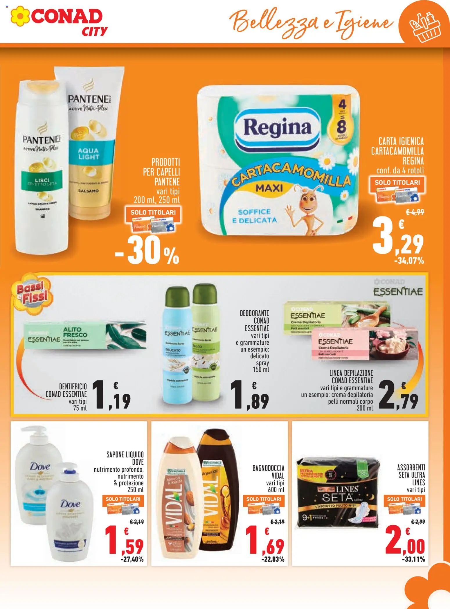 Volantino Conad del 08.04.2026 | Pagina: 11 | Prodotti: Balsamo, Crema, Crema depilatoria, Dentifricio
